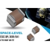 0402 X7R capacitors for space, and 2220 size too