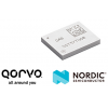 Development acceleration sensor and Bluetooth® Low Energy with ultra-small size with a UWB communication module Qorvo ~ Nordic's company and the IC ~